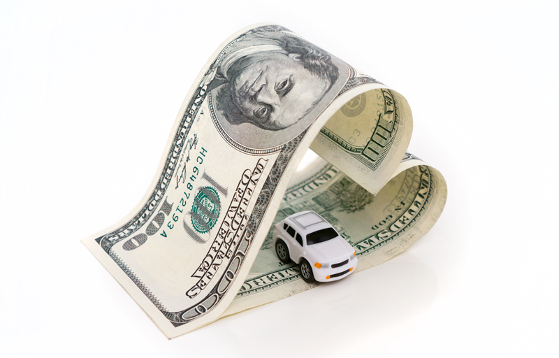 Car in Money Heart