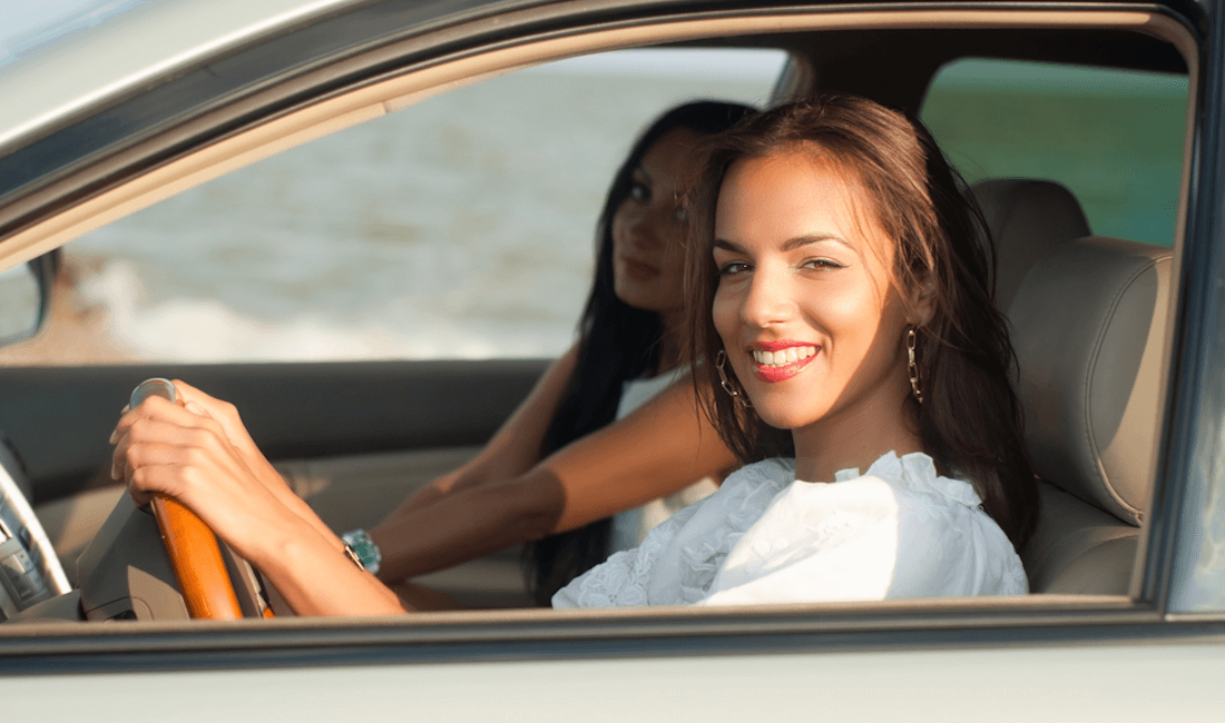 Teenagers in a Car