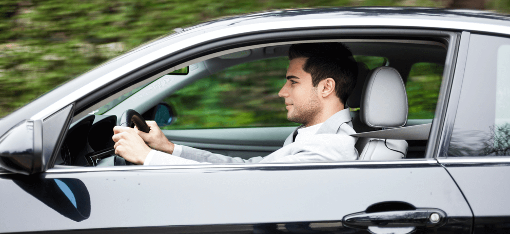 Man Driving Car